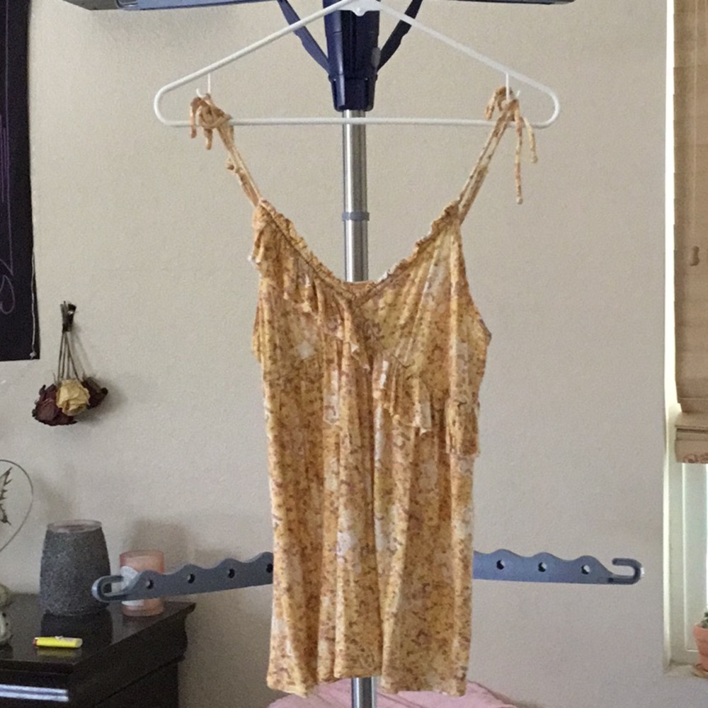 Flowy yellow camisole
